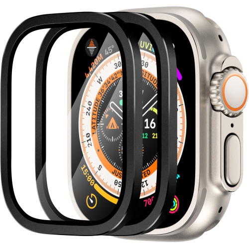 Waterproof Titanium Alloy Bumper with Build in Tempered Glass For  Apple Watch Ultra 2 / Ultra 49mm,