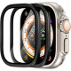 Waterproof Titanium Alloy Bumper with Build in Tempered Glass For  Apple Watch Ultra 2 / Ultra 49mm