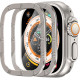 Titanium Alloy Frame Build in Tempered Glass for Apple Watch Ultra