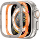 Titanium Alloy Frame tempered glass for apple watch ultra
